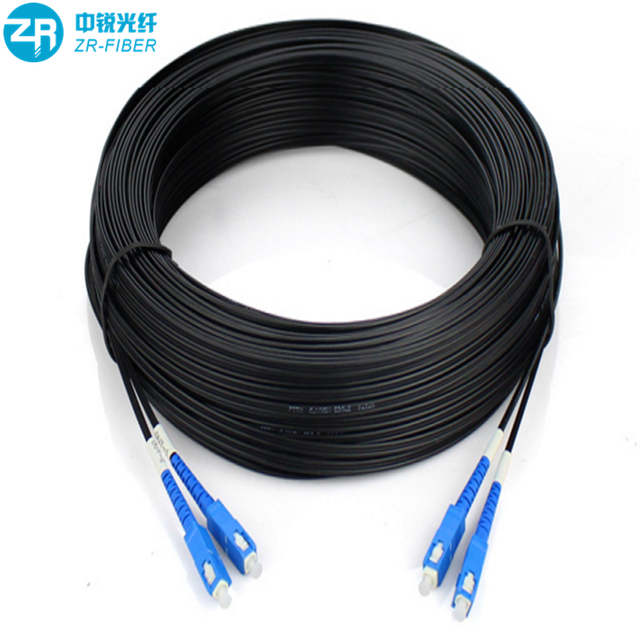 Precon Optical Fibre Cables Single Mode G657A Simplex SC UPC APC 1 2 Core Indoor Outdoor Ftth Fiber Optic Drop Cable Patch Cord