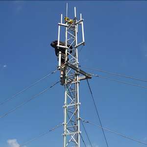 Torre personalizable Guyed <span class=keywords><strong>Telecom</strong></span> Torre de acero de altura ajustable para comunicación móvil y por radio Material de acero galvanizado - Product Image 3
