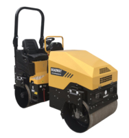 Compacteur vibrant autoporté RWYL51CT, vitesse 8 km/h, tambour en acier de 800 mm, réservoir d'eau de 150 L, mini rouleau compresseur, nivellement de petites surfaces