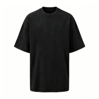 T-shirt Homme Personnalisé avec Logo, 230 g/m², 100 % Coton, Coupe Ample, Style Vintage, Respirant, Col Rond, Manches Courtes, Tricoté, Vente en Gros