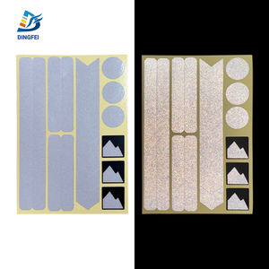 Protection de réflecteur d'autocollant de réflexe argenté pour <span class=keywords><strong>casque</strong></span> de vélo de <span class=keywords><strong>moto</strong></span> - Product Image 4