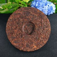 Thé chinois raffiné Yunnan Bingdao Shu Pu'er - 357g Gâteau des sept fils, vente en gros d'usine, thé à boire quotidien économique