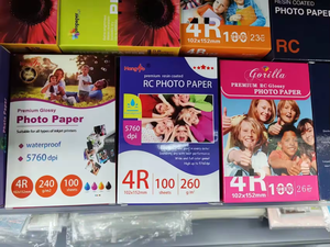Carta fotografica Premium a getto d'inchiostro 240 GSM 4X6 4R formato fogli 100 carta fotografica a getto d'inchiostro rivestita in resina - Product Image 3