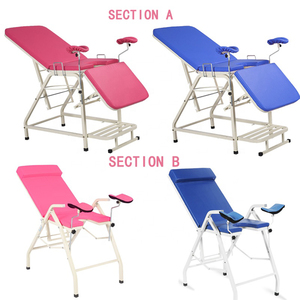 병원 장비 스테인레스 스틸 휴대용 부인과 검사 테이블 Stirrups - Product Image 3