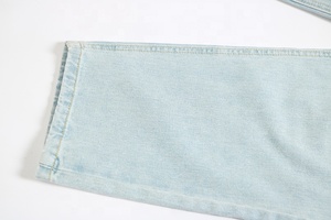 <span class=keywords><strong>Jean</strong></span> <span class=keywords><strong>taille</strong></span> <span class=keywords><strong>haute</strong></span> en denim pour femmes, style baggy, vintage, <span class=keywords><strong>bleu</strong></span> clair, collection - Product Image 5