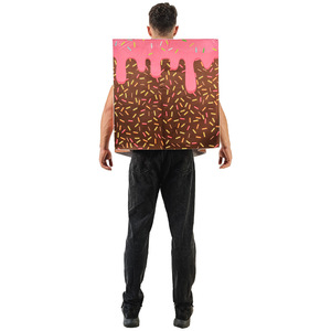 Costume de gâteau au chocolat pour adulte unisexe, tenue de fête d'Halloween, costume de cosplay - Product Image 5