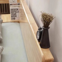 Modèles de lit de meubles en bois massif, mobilier de lit, vente en gros prix d'usine