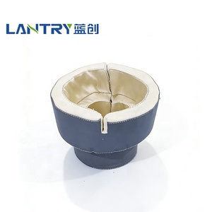 LANCHUANG Giacca Isolante Termica Personalizzata Riutilizzabile Rimovibile in Materiale Composito per Silenziatore/Tubo Antivento/Turbo Isolamento Valvole - Product Image 1