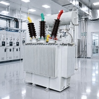 Transformateur de puissance immergé dans l'huile, triphasé, à faible perte, 35kV-220kV 50/60Hz, avec noyau CRGO, pour l'alimentation des réseaux minières