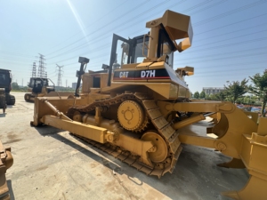 Precio de Fábrica, Bulldozer CAT Caterpillar D7H Usado, con Cabrestante, Cuchilla Hidráulica, Tractor de Orugas Caterpillar D7H de Segunda Mano - Product Image 5