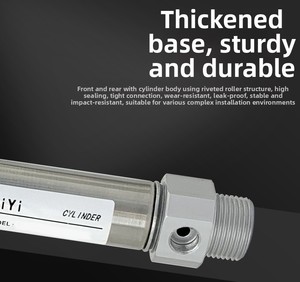 Cilindro Pneumatico Mini Rotondo a Doppia Azione Serie Cdm2b Tipo SMC CM2B/CDM2B25-25/50/75/100/125/150/175/200/300Z/<span class=keywords><strong>AZ</strong></span>/F/SZ - Product Image 3