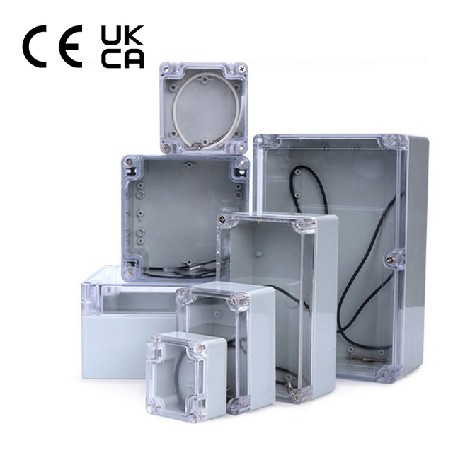 F Series Factory Price Transparent Cover Enclosure IP67 ABS Body PC Cover Plastic Waterproof Junction Boxes