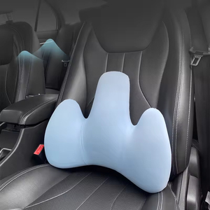 Coussin de soutien lombaire en mousse à mémoire de forme pour <span class=keywords><strong>chaise</strong></span> de bureau, soulage les maux de dos, améliore la posture, idéal pour la lecture, le repos au lit et comme <span class=keywords><strong>dossier</strong></span> de siège auto - Product Image 2