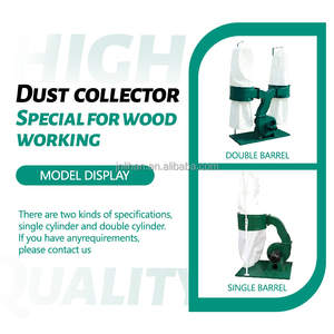 Nuevo Colector de Polvo Industrial de Doble Bolsa LHCNC para Plantas de Manufactura, Alta Productividad, 7.5kW, 90kg, para Trabajos en Madera - Product Image 3