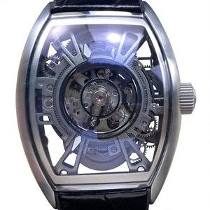 Reloj Mecánico de Lujo de Súper Calidad con Movimiento Tourbillon Central, Reloj Esqueleto con Forma Tonneau y Grand Tourbillon - Product Image 1