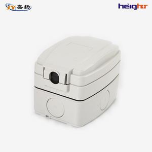 Jiayang กล่องซ็อกเก็ตกันน้ำกลางแจ้ง HT318 U IP66 1เต้าเสียบวัสดุ ABS สำหรับใช้งานกลางแจ้ง - Product Image 3
