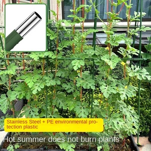 Tutor para Plantas de Jardín, Soporte para Flores, Estaca para Tomates, Poste de Acero Recubierto de Plástico, Soporte para Agricultura y Jardinería - Product Image 1