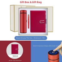 Coffret Cadeau d'Affaires de Luxe Personnalisable : Carnet, Tasse Thermos, Stylo et Bouteille – Vente en Gros