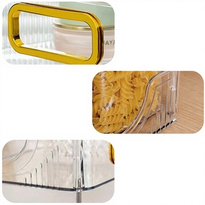 CE Certified Clear ABS Plastic Double Tier Foldable Rectangular <b>Dish</b> and Bowl Organizer with Handles for Kitchen Counter - Product Image 1