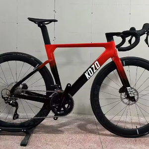 Vélo de route aérodynamique en fibre de carbone KOZO, vente en gros directe d'usine, 700C, Shima-no UT Di2 8170, 24 vitesses, frein à disque hydraulique, course Vortex UT Di2 - Product Image 1