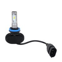 Lampes automobiles à haute luminosité, phares LED S1, ampoule de phare LED automobile 12W, 12V 6000K 1200 Lm, montage universel