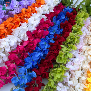 Flores de Seda de Colores Mezclados, Delphinium y Jacinto, 1.2m de Altura, Decoraciones Realistas para Bodas - Product Image 1