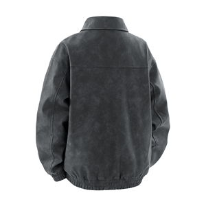 Veste d'hiver en cuir pour homme en PU, disponible en gris foncé / café / gris clair / kaki, <span class=keywords><strong>4</strong></span> couleurs - Product Image 3
