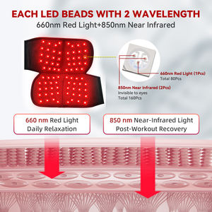 อุปกรณ์รักษาข้อเข่าและข้อศอกสำหรับรักษาด้วยแสงสีแดง LED สำหรับใช้ในบ้านการดูแลรักษาข้อต่อการพยาบาล80led โรงงานเซินเจิ้น - Product Image 2