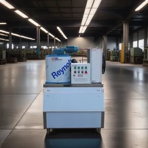 Venta caliente R404A/R22 Refrigerante Pequeña máquina de hielo en escamas de alta eficiencia Máquina de hielo en escamas programable completamente automática