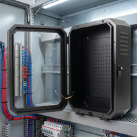 Boîtier métallique personnalisé IP54 avec revêtement en poudre pour chargeur de VE extérieur, avec grand espace vide