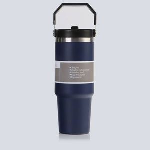 Taza Térmica de Viaje de Acero Inoxidable, Personalizada con Logotipo, 20oz, 30oz, 40oz, con Recubrimiento en Polvo, Ecológica, Duradera, Vaso Térmico para Café - Product Image 5