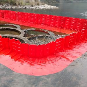 ABS 홍수 방지 배리어 패널 탈착식 자동 홍수 방어 배리어 휴대용 L자형 플라스틱 홍수 방지 배리어 - Product Image 2