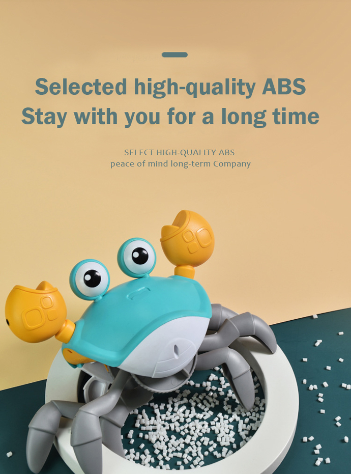 Induction Escape Crab Rechargeable Electric Pet Musical Toys Children'S Toys Birthday Gifts Educational Toys Learn To Climb Toys