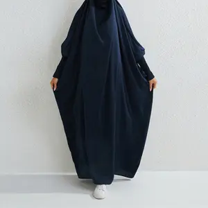 Custom hot sale high quality solid color muslim dress fashion middle east chiffon jilbab saudi arabia abaya women dress