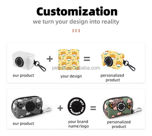 Dispensador de bolsas para caca de perro al por mayor, pequeña cantidad, personalización, impresión personalizada, dispensador de bolsas para caca de perro para pasear al perro - Product Image 2