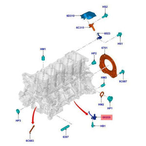 Насадка поршневого охлаждающего клапана Duratorq для струи масла для Ford Ranger Transit 3,2 1711499 BK3Q-6K868-<span class=keywords><strong>CA</strong></span> BK3Q-6K868-DA 2249077 1698688 - Product Image 6