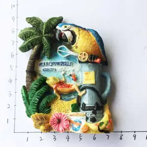 Meksiko Internasional Tourist City Cancun Gaya Souvenir Turis 3d Resin Kulkas Stiker Magnet Kulkas