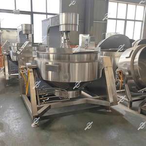 Bouilloire de mélange à gainage de sauce béchamel italienne en acier inoxydable 100L 200L 300L avec agitateur planétaire - Product Image 5