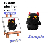 Jouets en peluche d'Halloween, animaux en peluche mignons et effrayants, pingouins, vampires, poupées du diable, décorations douces, cadeaux pour enfants