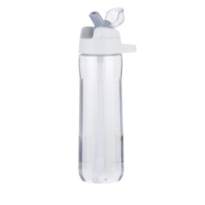 Botella de Agua Deportiva de Plástico Transparente Ecológica de 600 ml, Vaso de Viaje para Beber Directamente, para Gimnasio - Product Image 3