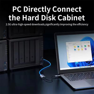 2500Mbps Ethernet <strong>Adapter</strong> 2.5G USB 3.0 &amp; Type C to Rj45 Network Card for Laptop PC <strong>NAS</strong> Server Windows Mac OS Internet - Product Image 2