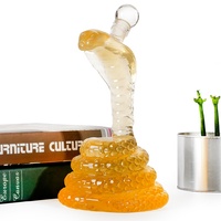 Carafe à whisky et à vin en forme de serpent King Cobra, carafe à liqueur 650 ml - la carafe en verre serpent Wine Savant