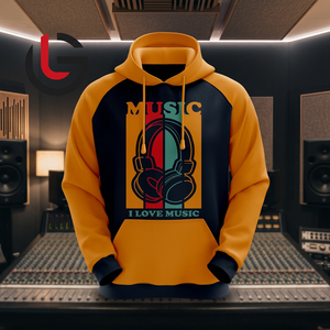Sudadera con Capucha para Hombre, Estilo Casual Urbano, Tejido Grueso de Felpa, Spandex y Poliéster, Sublimación, Impresión Personalizada, Transpirable y de Secado Rápido - Product Image 3