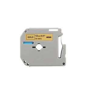 Ruban de cartouche d'étiquettes compatible INK-TANK 12mm M-K831 MK 831 MK831 MK-831 M-K731 MK 731 P-Touch pour imprimante <span class=keywords><strong>Brother</strong></span> <span class=keywords><strong>PT</strong></span>-<span class=keywords><strong>65</strong></span> - Product Image 3