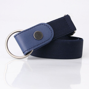 Cinturón elástico con hebilla de Metal para hombre y mujer, cinturón <span class=keywords><strong>Invisible</strong></span> elástico para pantalones vaqueros - Product Image 3