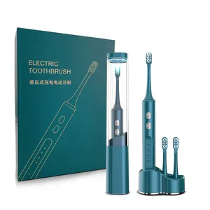 Wholesale Sonic Tooth Brush Automatic Wireless Charging Oscillating Rechargeable Ultrasonic Travel Uv Case Electric Toothbrush