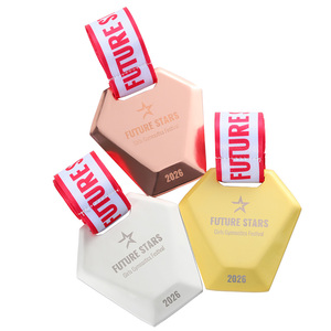 Medallas de Gimnasia para Niñas <span class=keywords><strong>Future</strong></span> Stars, Medalla de Aleación de Zinc Fundido a Presión de Primera Calidad, Forma Hexagonal, Medallas Personalizadas, Premios de Gimnasia - Product Image 3