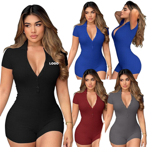 Women Bohemian <b>Satin</b> Sleeveless Knee Length Romper <b>Pyjama</b> Summer Maxi Solid Color Sexy Zipper Sleepwear OEM Manufacturer - Product Image 2