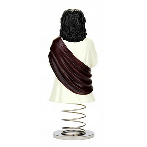 Figura Personalizada de Resina de Jesús, Bobblehead Religioso Pintado a Mano, Adorno Personalizable para Coche o Decoración del Hogar - Product Image 4