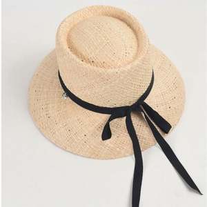 Sombrero de Paja Natural para Mujer, Diseño a Rayas, para Playa, Sol, Viajes, Pesca, Uso Diario Informal al Aire Libre, Novedad de Verano 2024 - Product Image 3